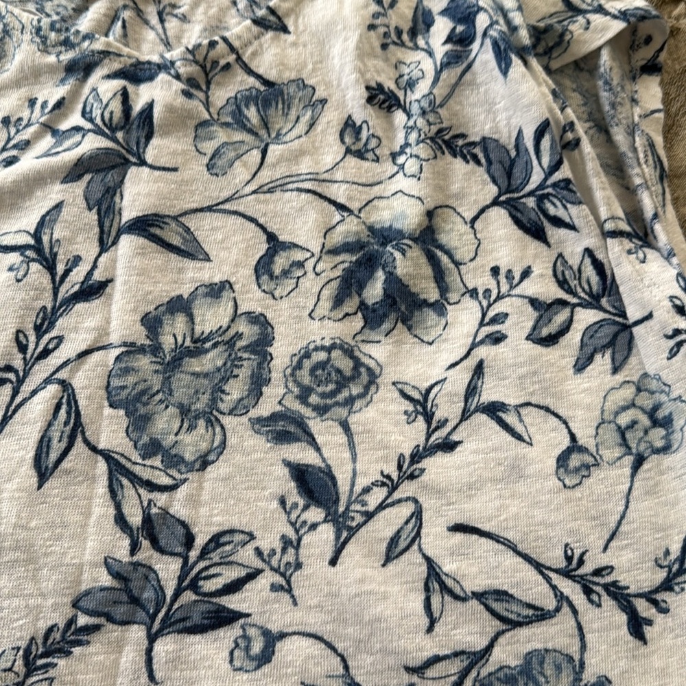 Cynthia Rowley Linen T-Shirt - Picture 3 of 4